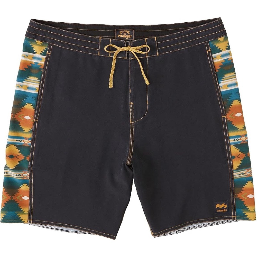 Billabong x Wrangler Board Shorts Aztec Print Swim Trunks Mens‎ Size 38